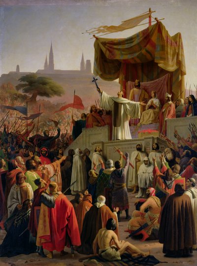 San Bernardo predica la Seconda Crociata a Vézelay, 31 marzo 1146 da Emile Signol